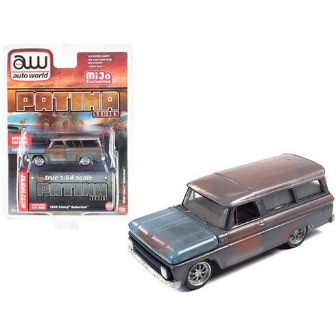 Auto World Mijo 1965 Chevy Suburban Weathered Rust Patina Series Limited Edition
